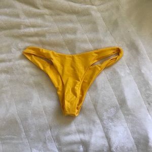 SHEIN yellow bikini bottom